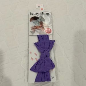 Baby Bling headband - Purple NWT